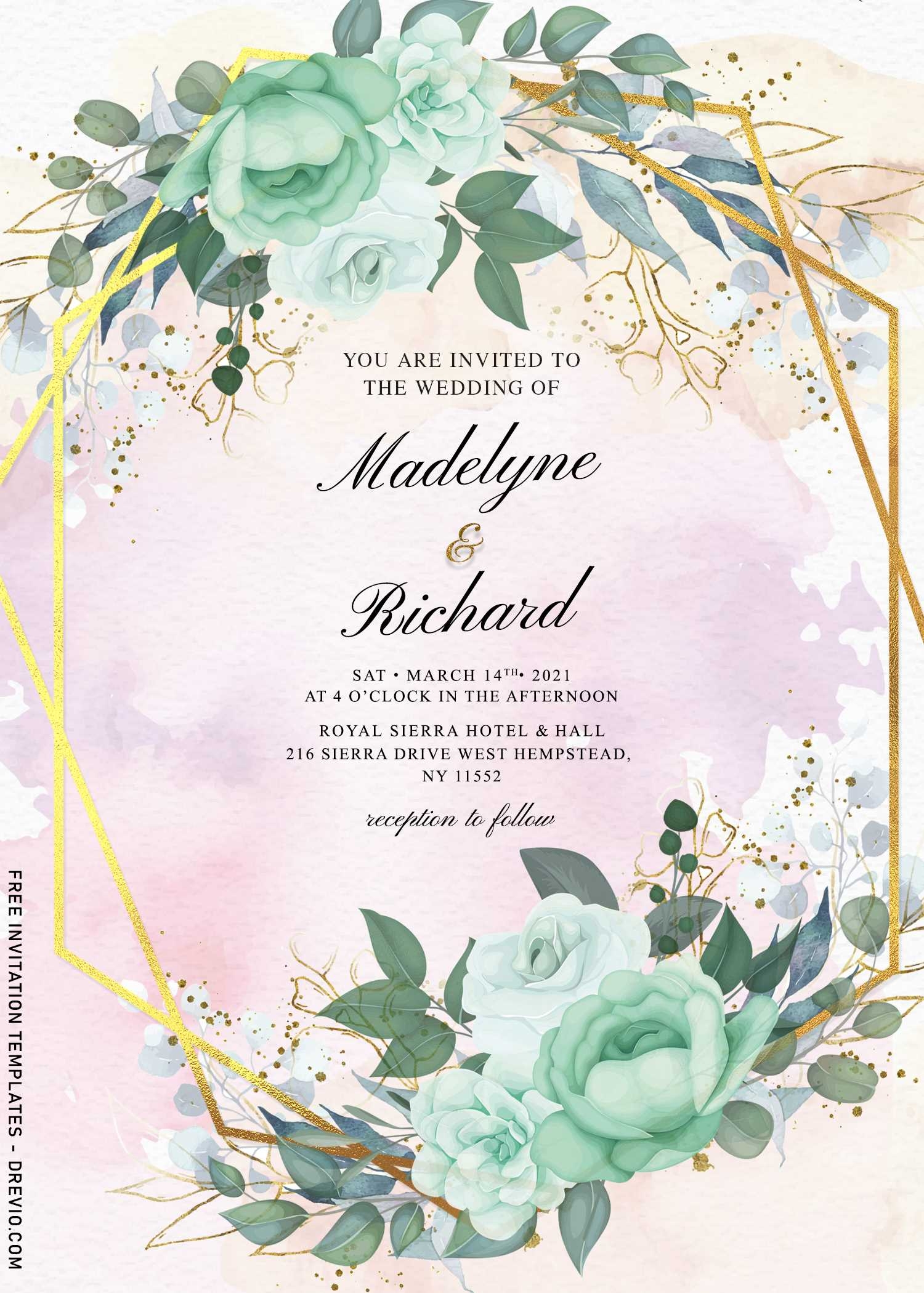 10 Boho Greenery Wedding Invitation Templates Download Hundreds FREE 10 Boho Greenery Wedding Invitation Templates Download Hundreds FREE