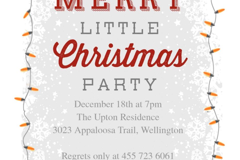 13 Free Christmas Party Invitations That You Can Print
