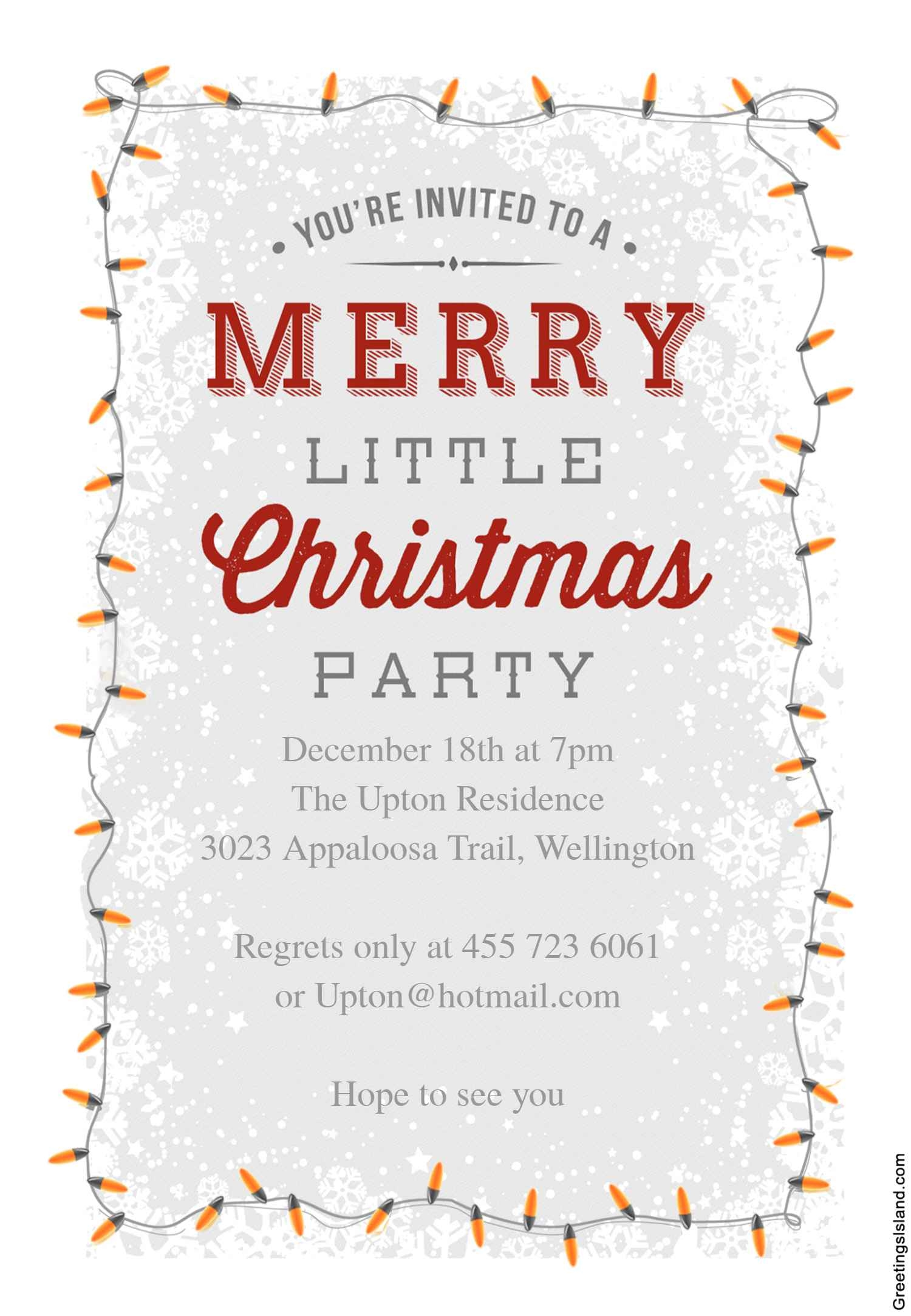 13 Free Christmas Party Invitations That You Can Print 13 Free Christmas Party Invitations That You Can Print