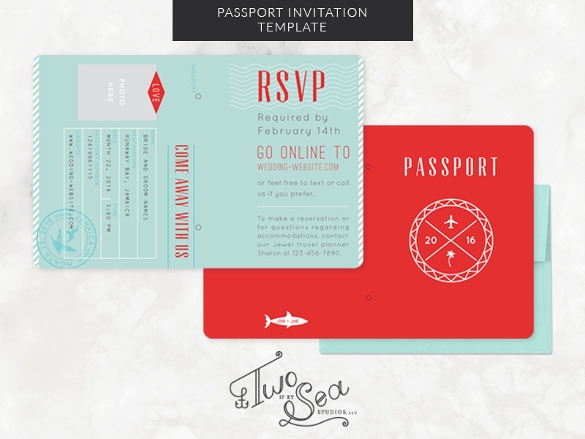 13 Passport Invitation Templates Free PSD Vector EPS AI Format 