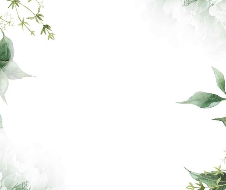 14 Minimalist Greenery Dark Green Leaves Canva Wedding Invitation