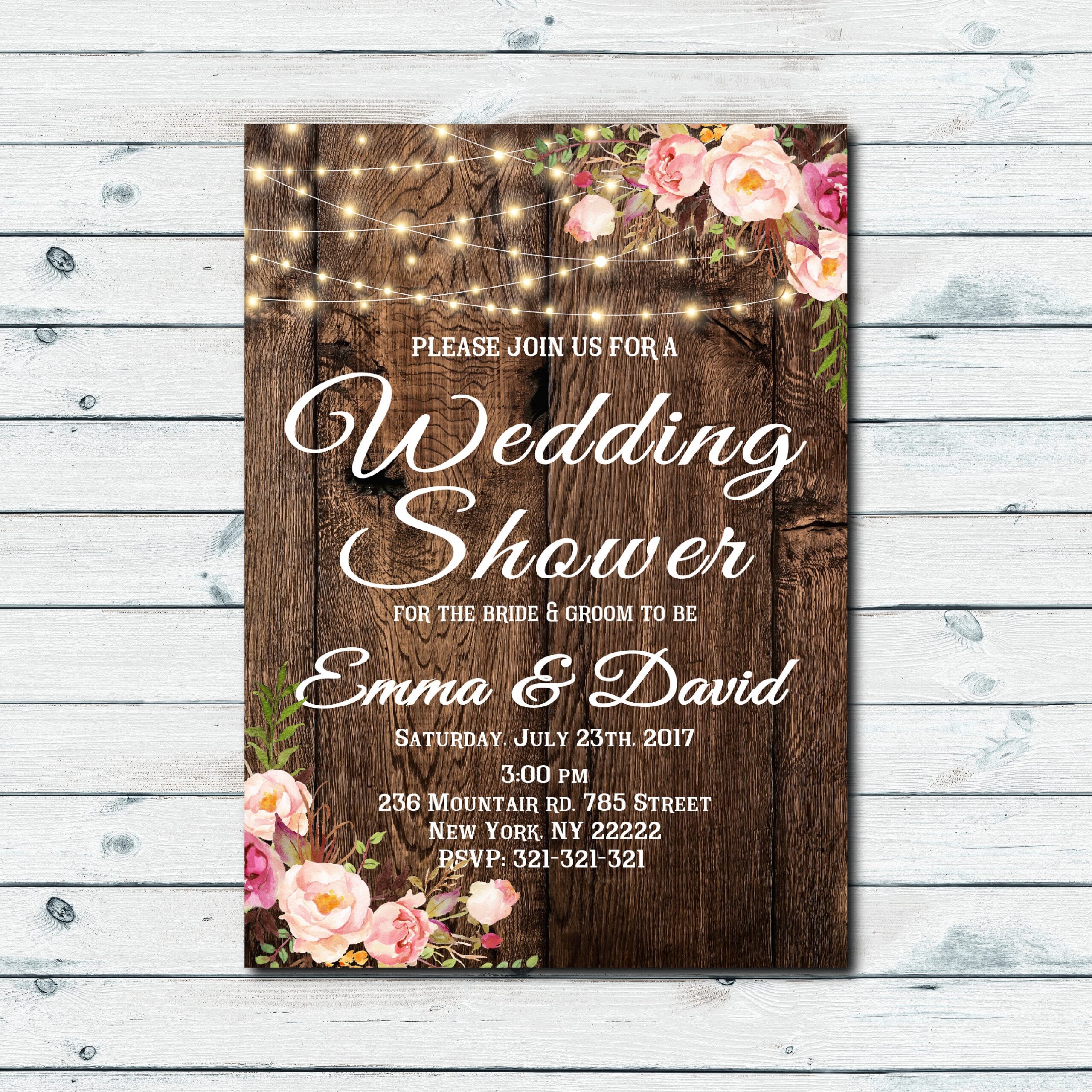 19 Wedding Shower Invitation Examples To Download