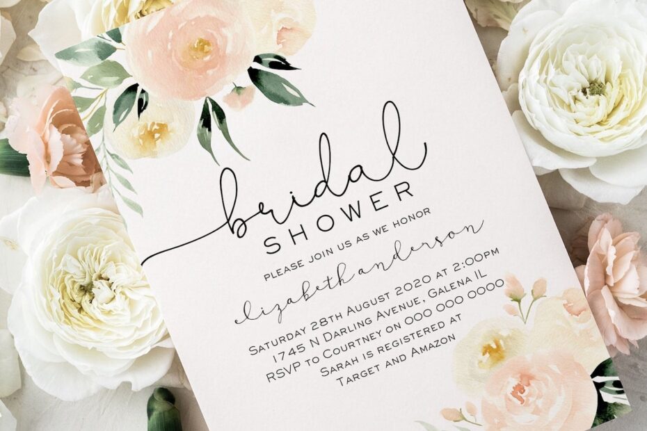 20 Printable Bridal Shower Invitations SouthBound Bride