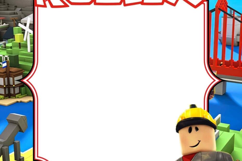 22 Roblox Canva Birthday Invitation Templates Birthday Invitations