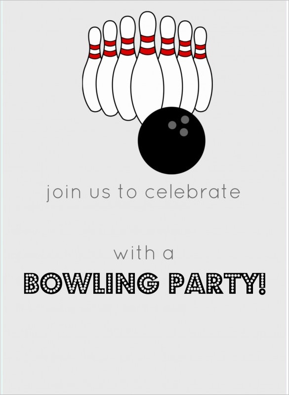 24 Outstanding Bowling Invitation Templates Designs PSD AI