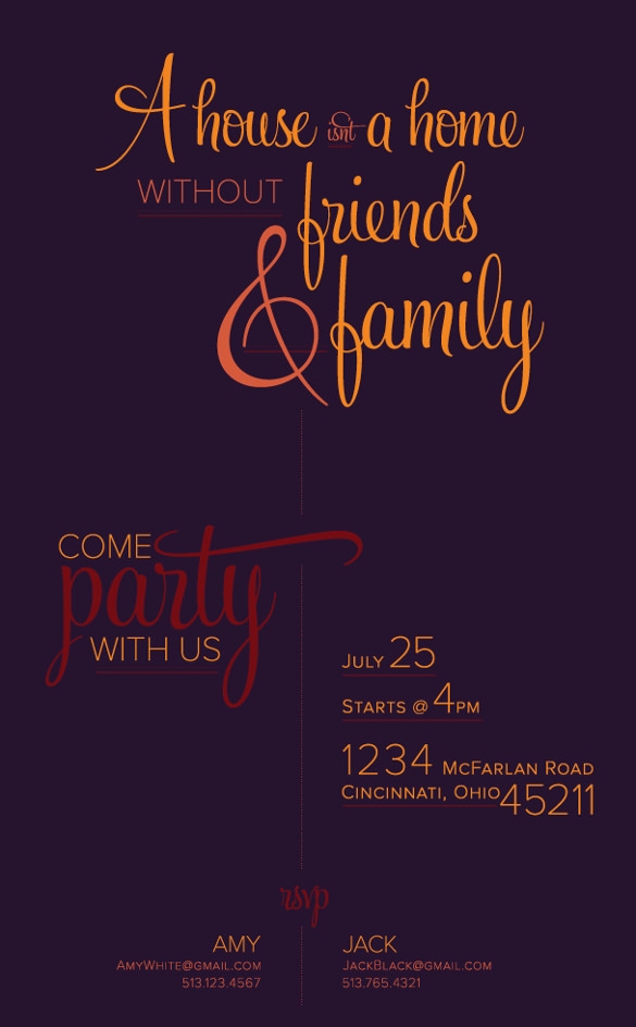 35 Housewarming Invitation Templates In Illustrator MS Word Pages 