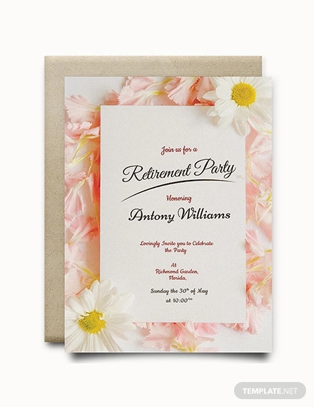 36 Retirement Party Invitation Templates PSD AI Word