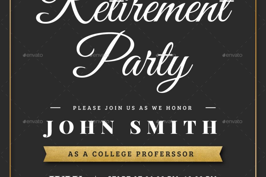 36 Retirement Party Invite Template Pics US Invitation Template