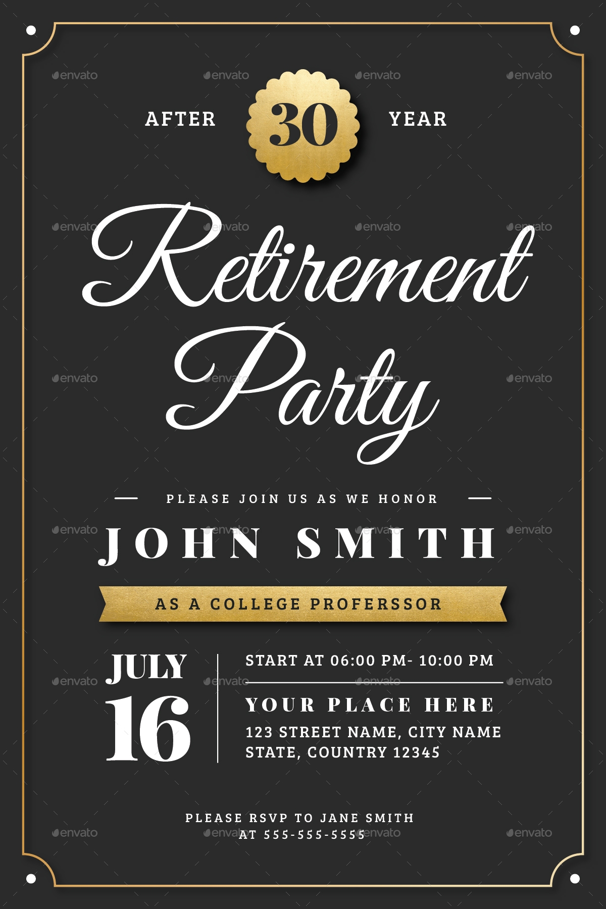 36 Retirement Party Invite Template Pics US Invitation Template
