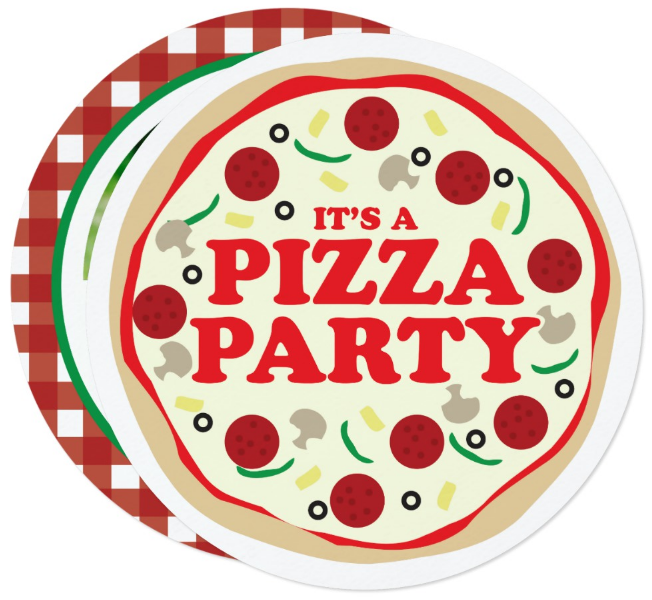 6 Pizza Party Invitation Designs Templates PSD AI