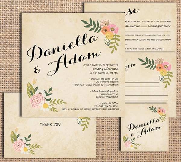 74 Best Etsy Wedding Invitation Template Layouts With Etsy Wedding 