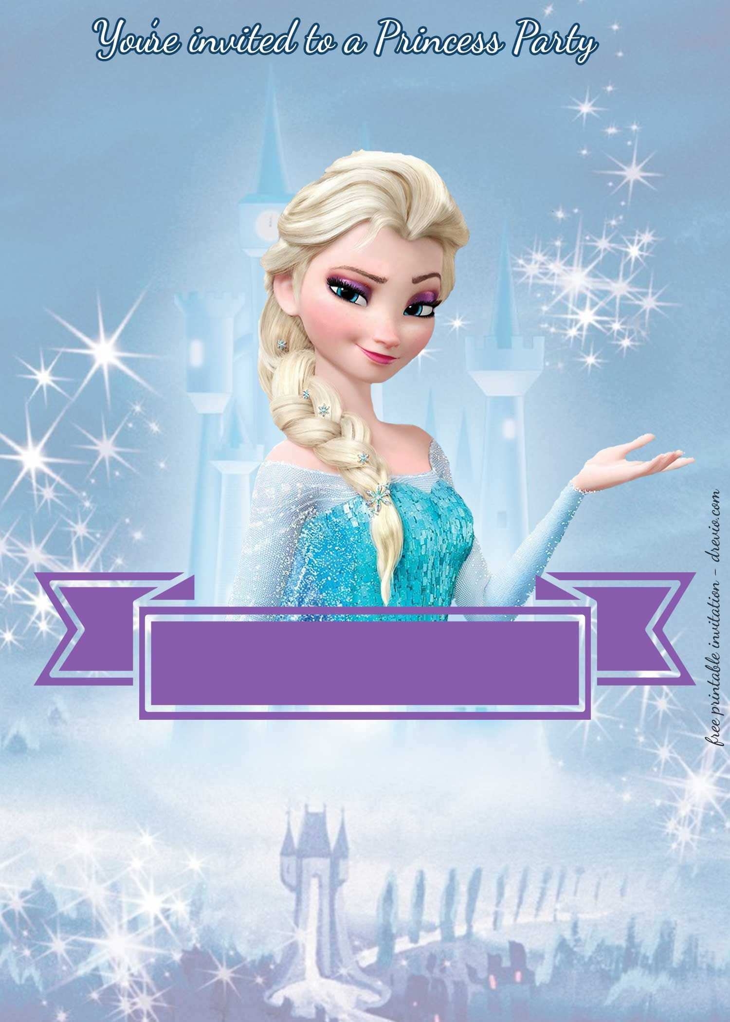 85 Report Frozen Party Invitation Template Download Templates By Frozen 
