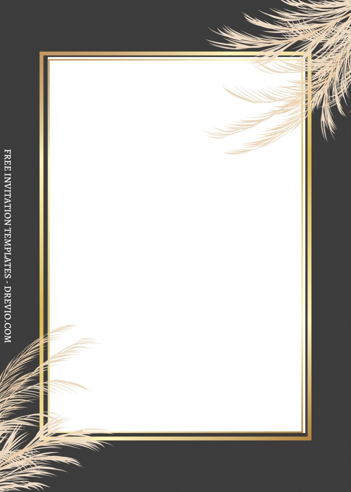 9 Beautiful Romantic Flower Arch Canva Invitation Templates Download 