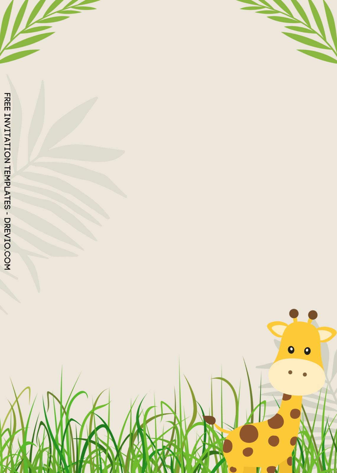 9 Cutest Wild One Safari Canva Invitation Templates Download 