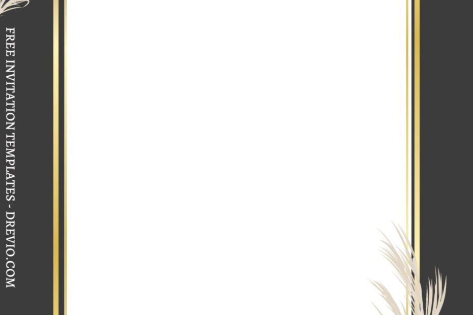 9 Gorgeous Romantic Flower Arch Canva Invitation Templates Download