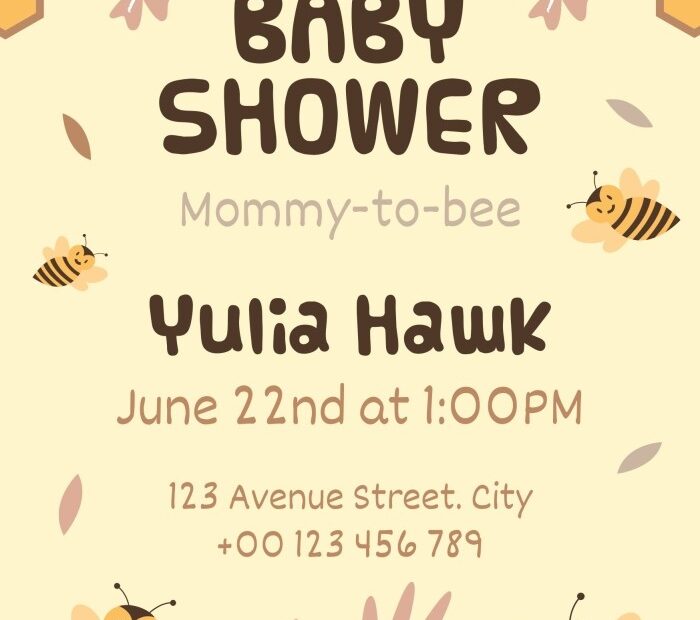Baby Shower Invitations Free Templates Infoupdate