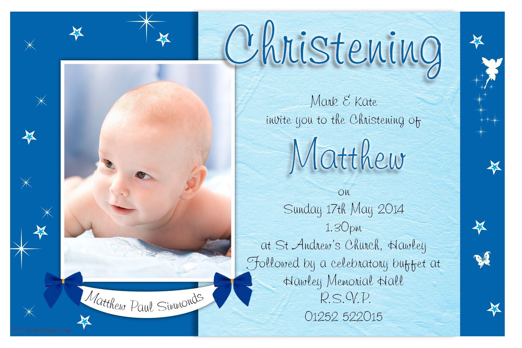 Baptism Invitation Template Free Download Social Media Template