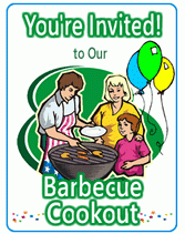 Barbeque Free Printable Party Invitation Template