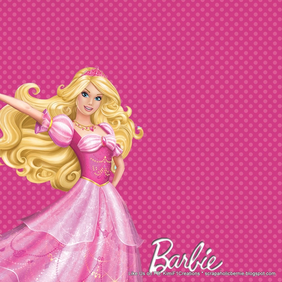 Barbie Birthday Invitations Templates