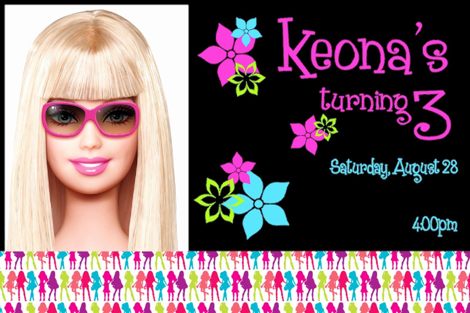 Barbie Invitations Templates Free Beautiful Free Printable Barbie 