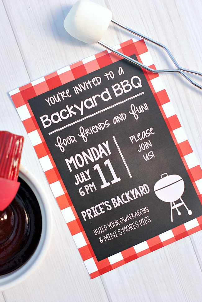 Bbq Invite Template Free