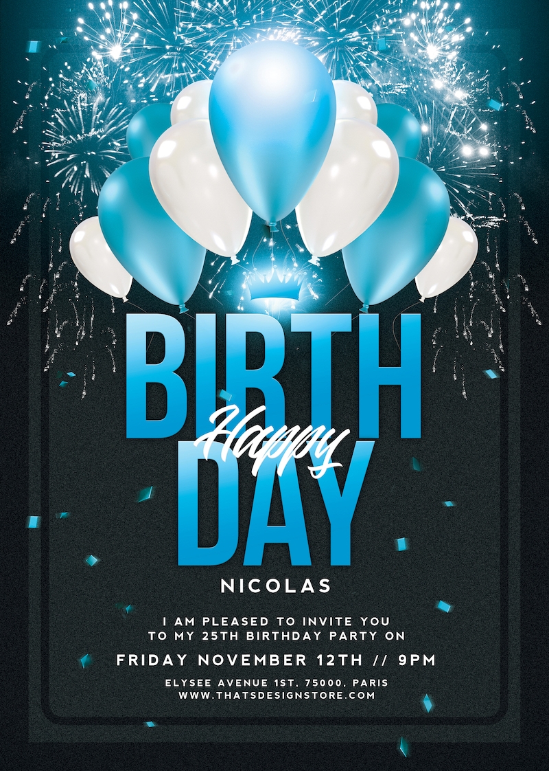 Birthday Party Invitation Flyer Templates Free Ms Wor Vrogue co