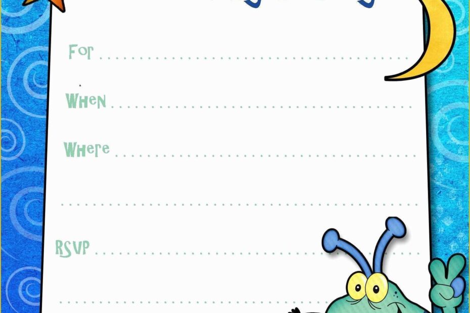 Birthday Party Invitations For Kids Free Templates Of 2 Extraordinary