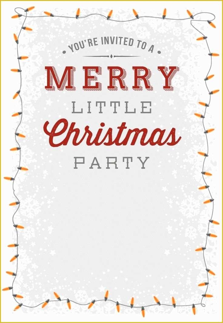 Blank Christmas Invitation Templates Free Of Blank Holiday Invitation 