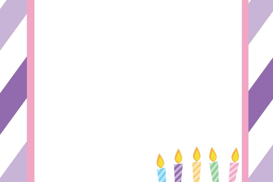 Blank Free Printable Birthday Invitation Templates Printables