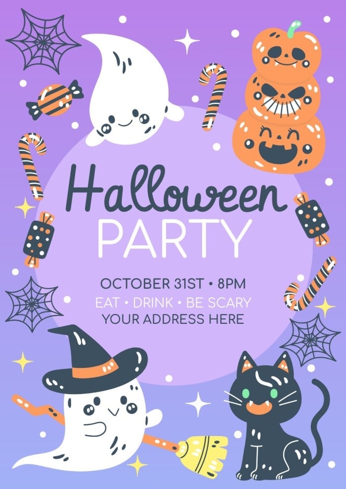 Blank Halloween Invitation Template Wholesale Prices Www pinnaxis