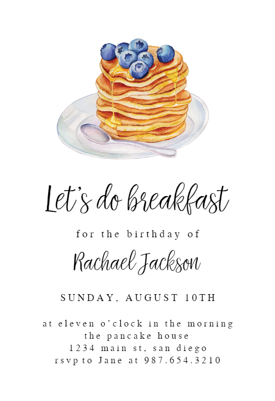 Brunch Invite Template Free