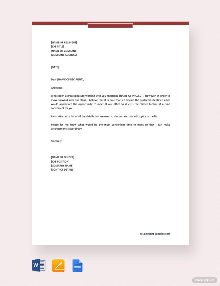 Business Invitation Letter Templates In PDF FREE Download Template