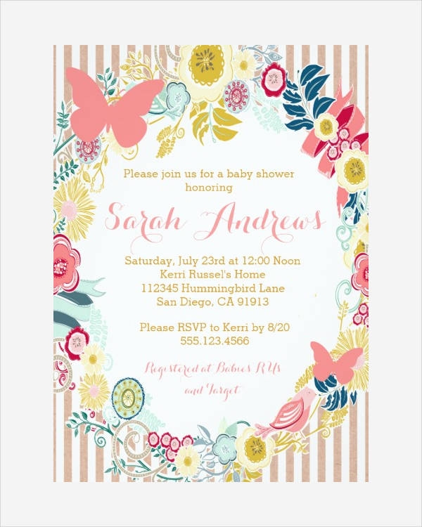 Butterfly Invitation Templates 10 Free PSD Vector AI EPS Format 