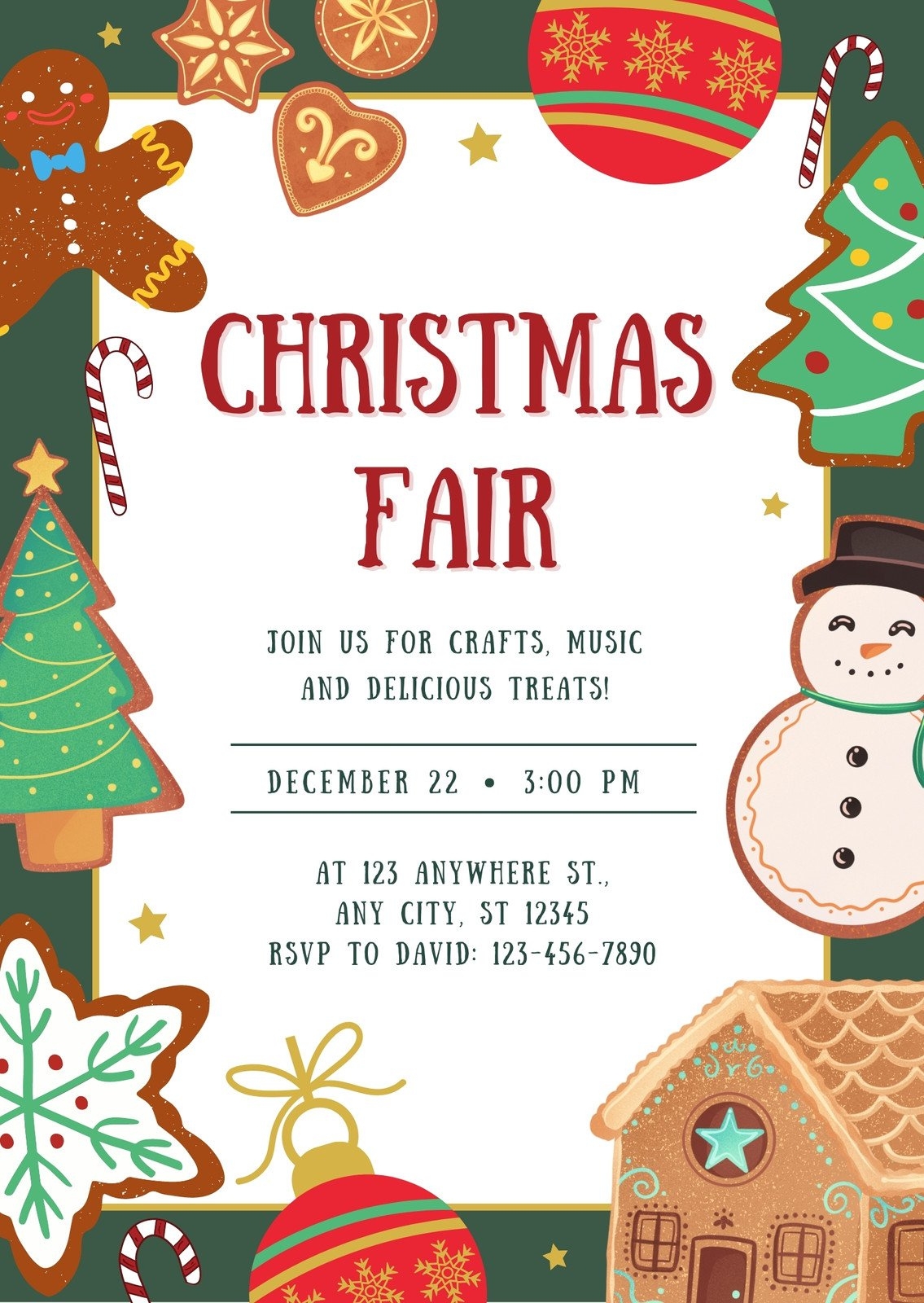 Christmas Day Invitation Templates Template Samples