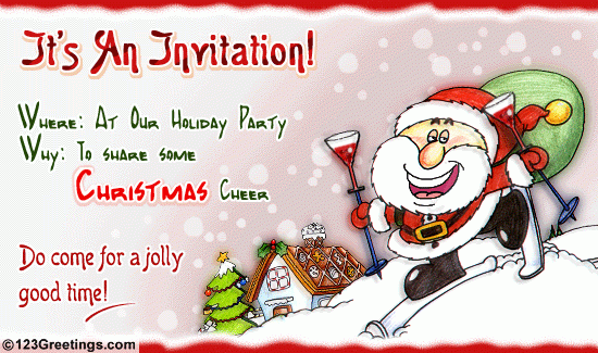 Christmas Luncheon Invitation Templates
