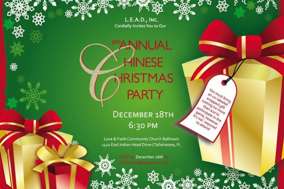 Christmas Party Invitation Templates Free Printable