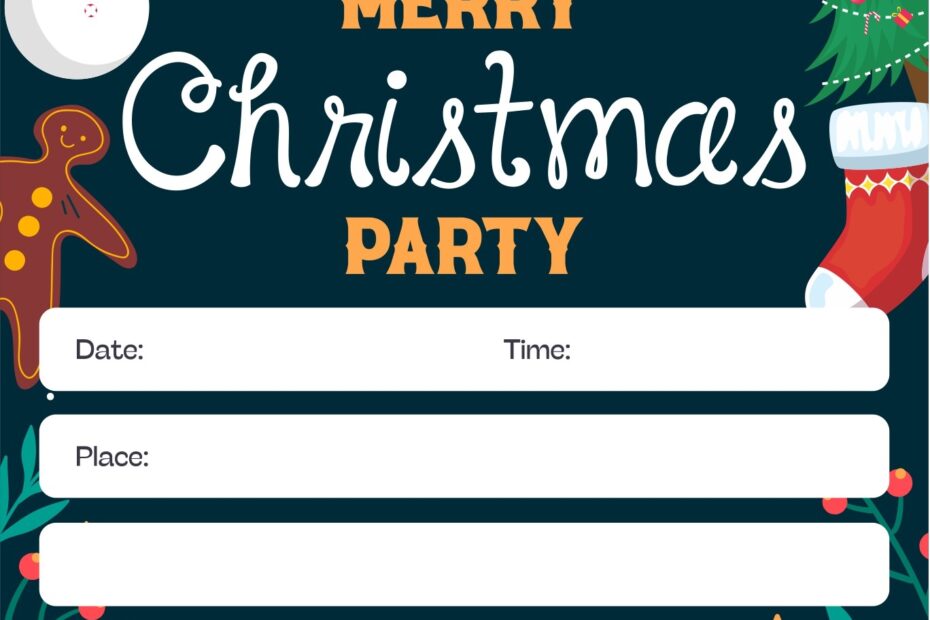 Christmas Party Invite Email Template At Gordon Denny Blog