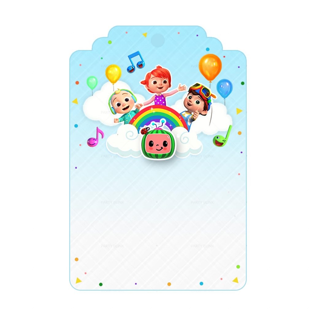 Cocomelon Invite Template Free Modern Resume Template Word