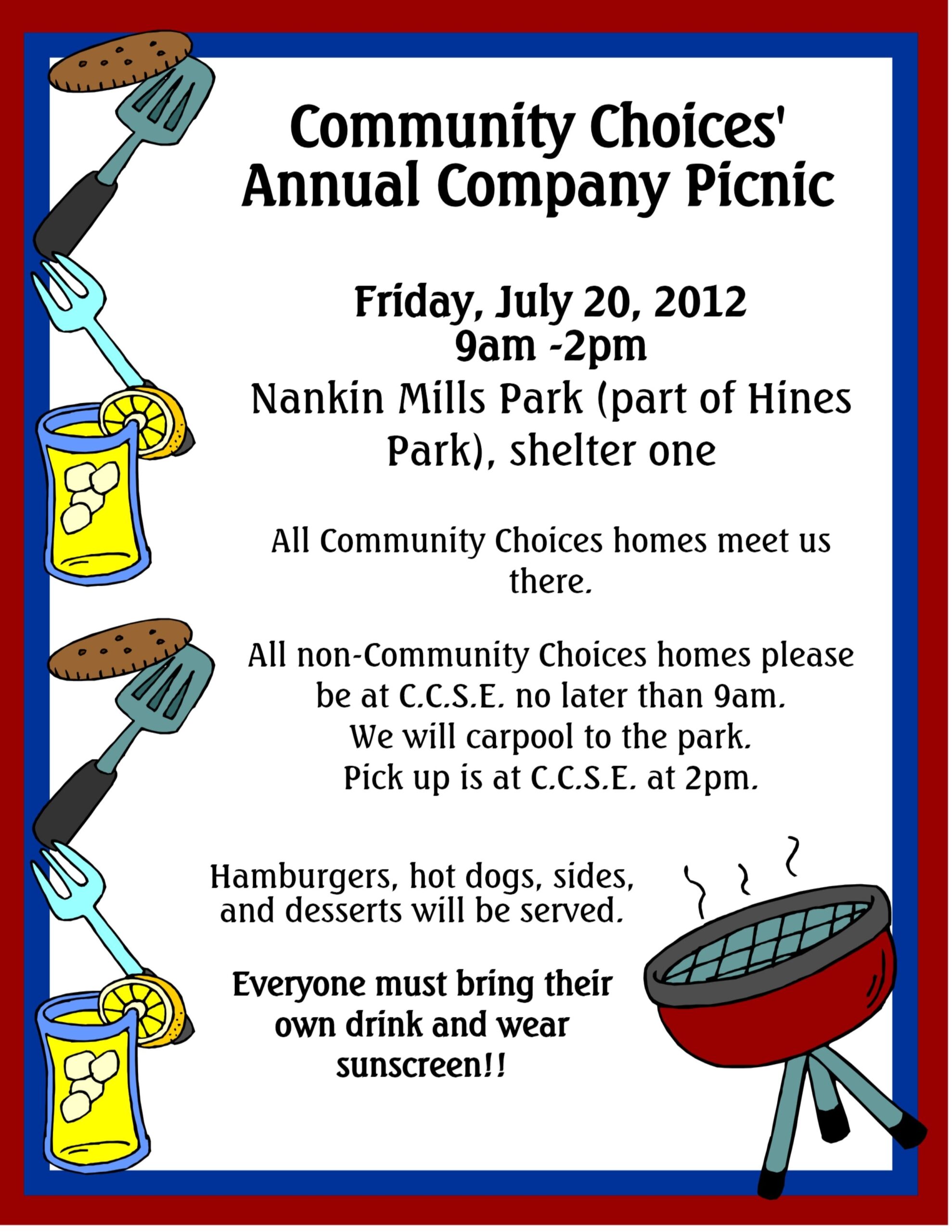 Cookout Invite Template