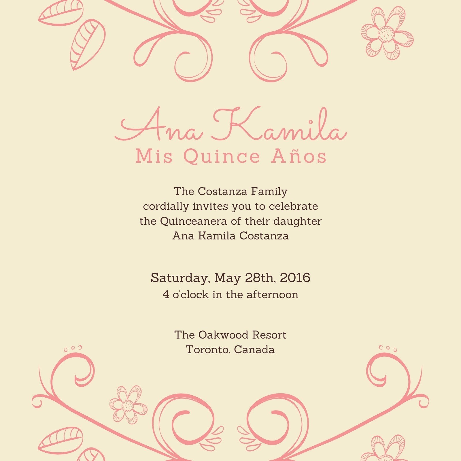 Customize 33 Quinceanera Invitations Templates Online Canva