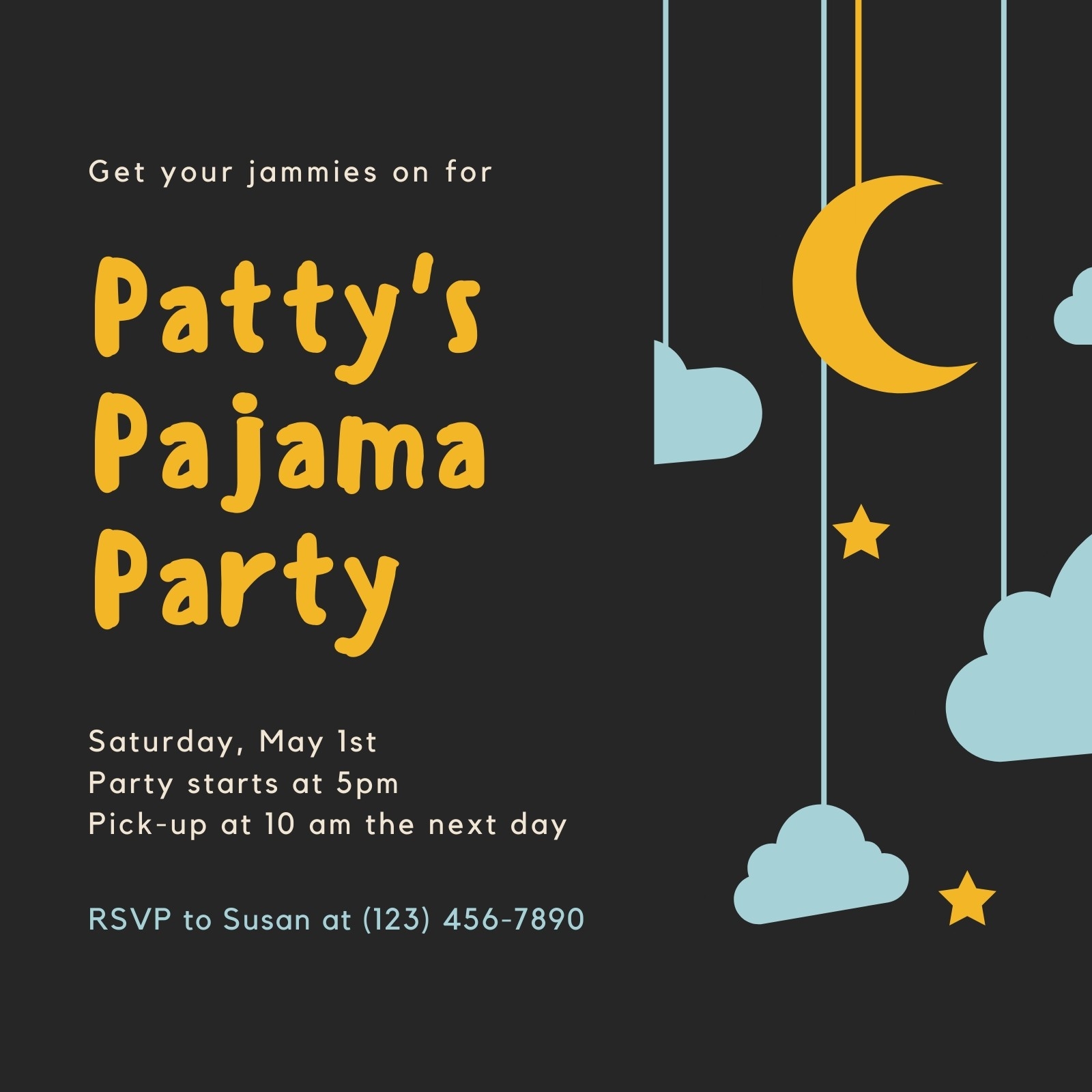Customize 41 Pajama Party Invitations Templates Online Canva
