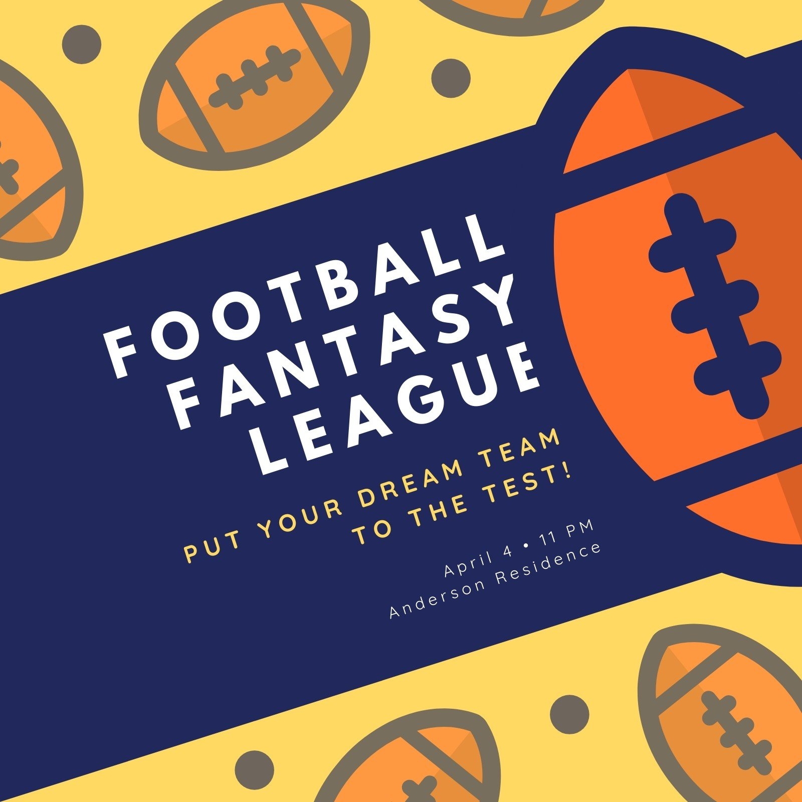 Customize 50 Football Invitations Templates Online Canva