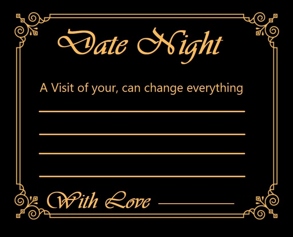 Date Night Invitation Template Free Word Excel Templates
