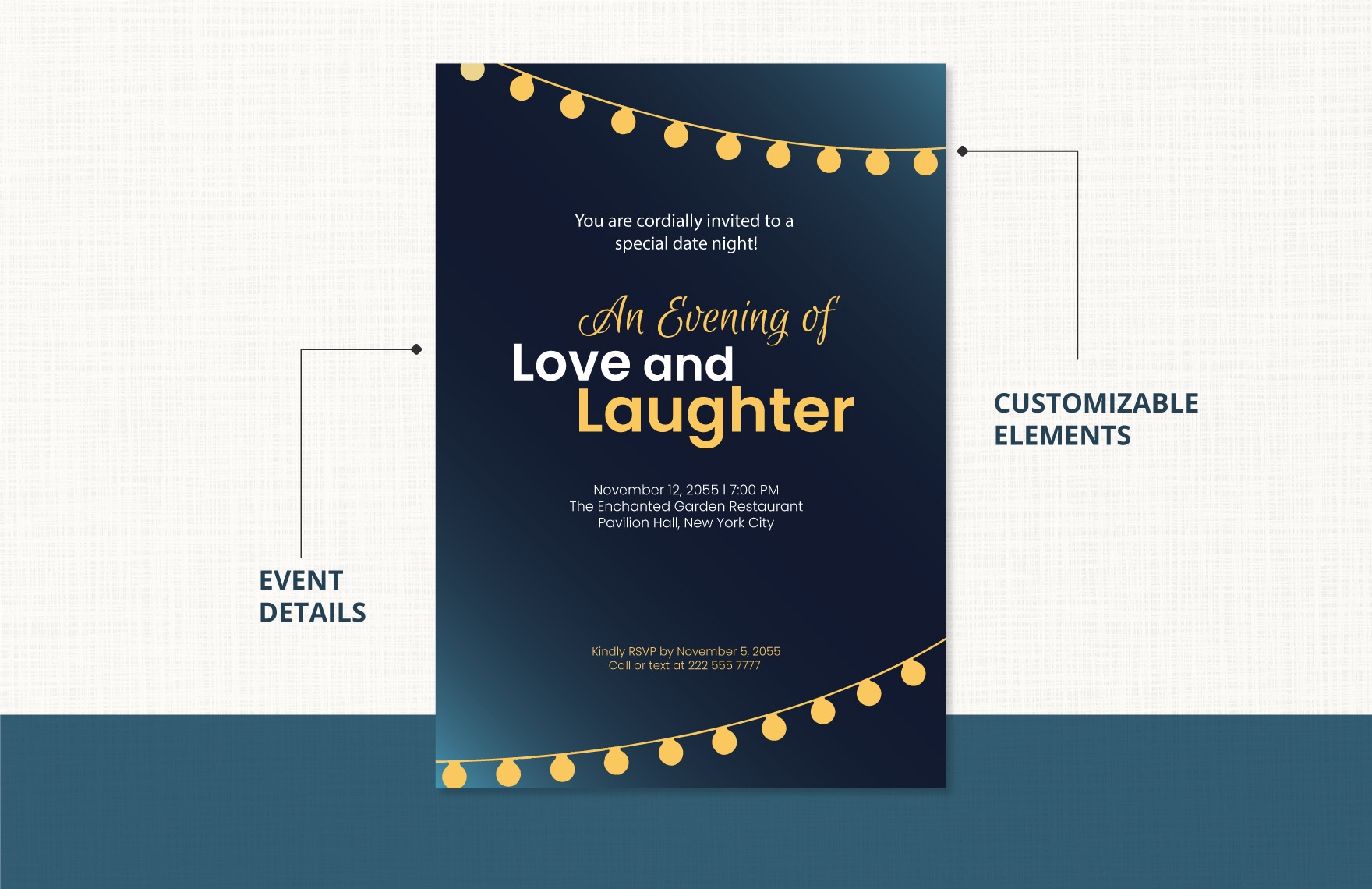 Date Night Invitation Template In Word Download Template
