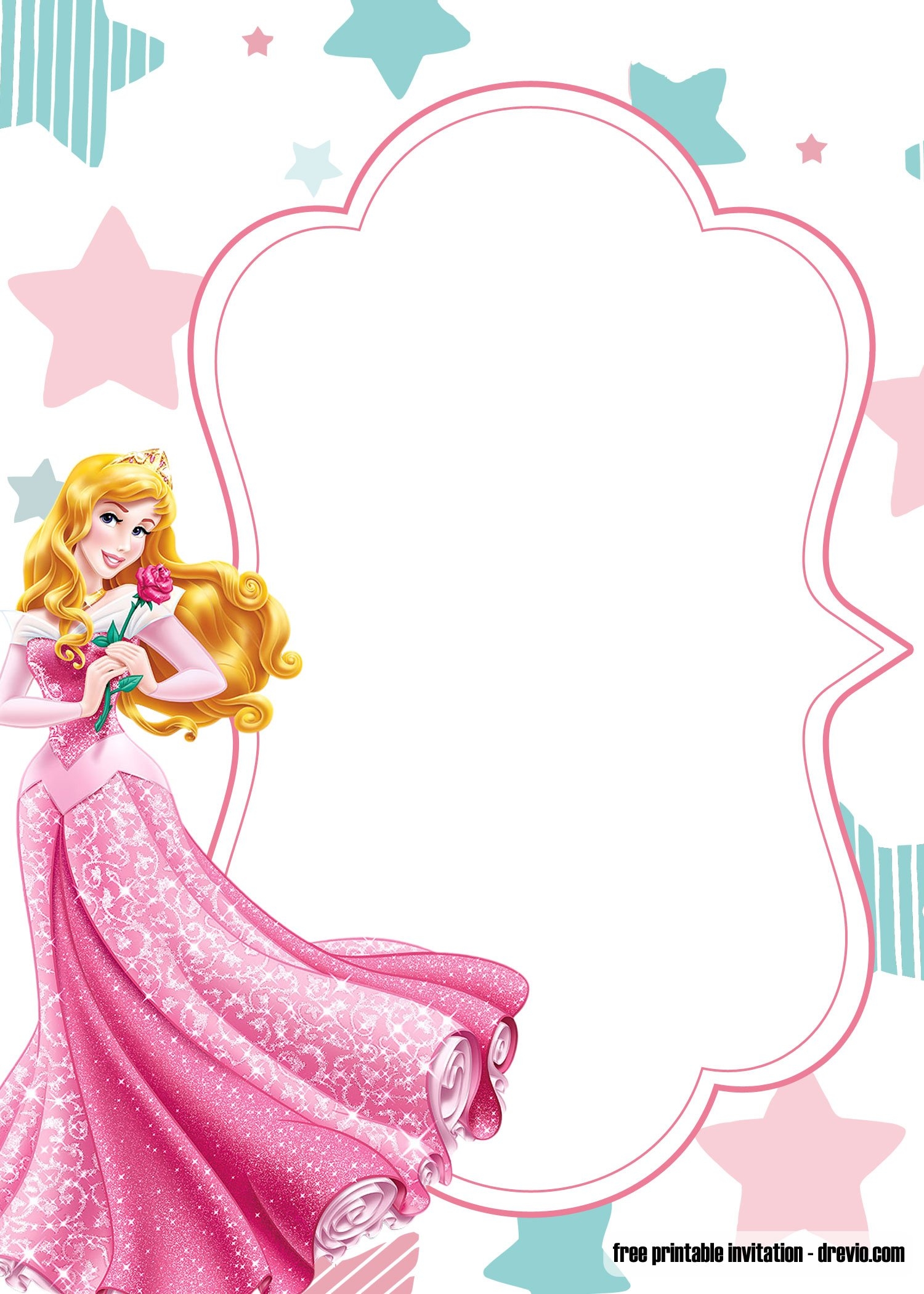Disney Princess Birthday Invitation Templates Free
