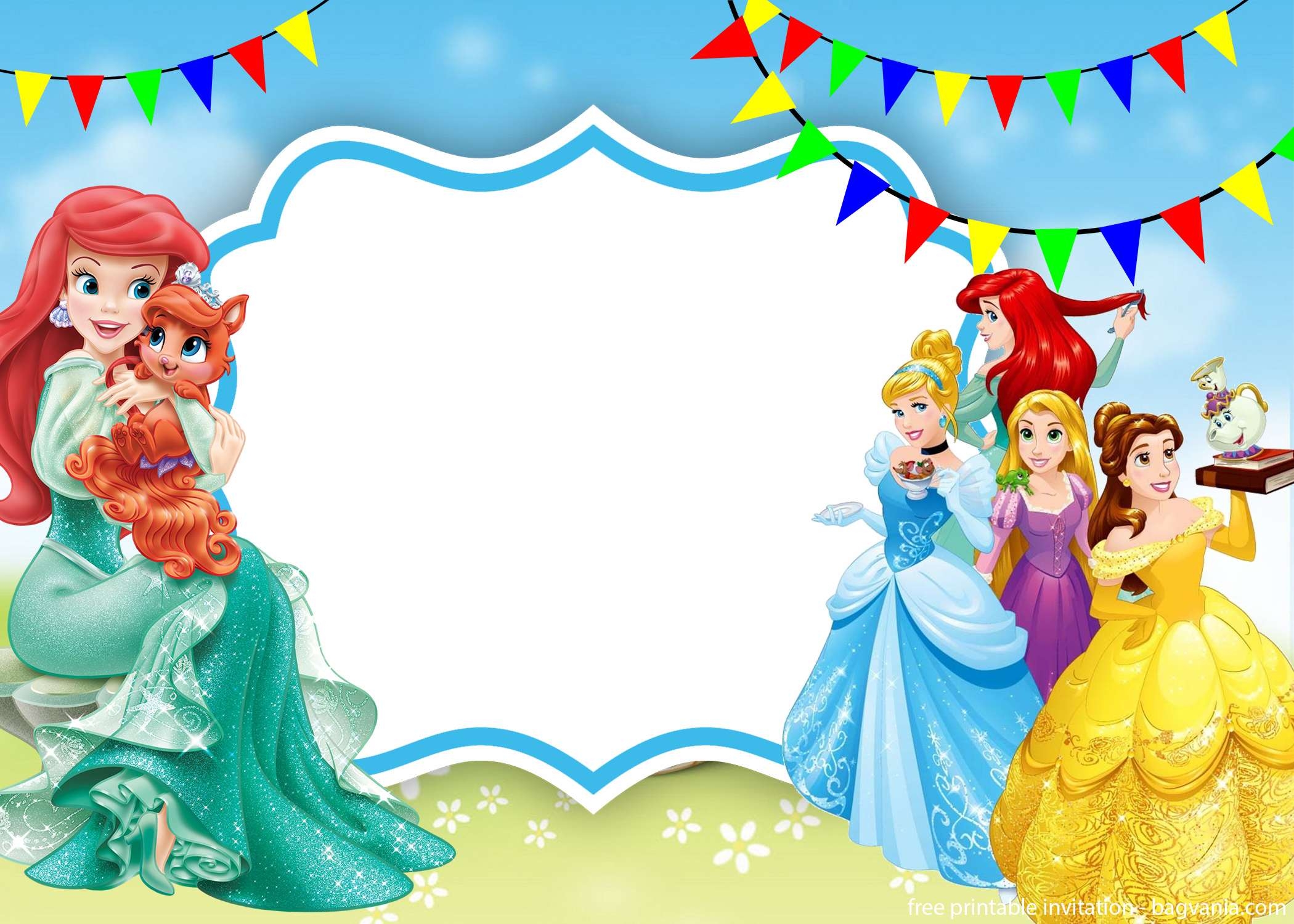 Disney Princess Invitation Template