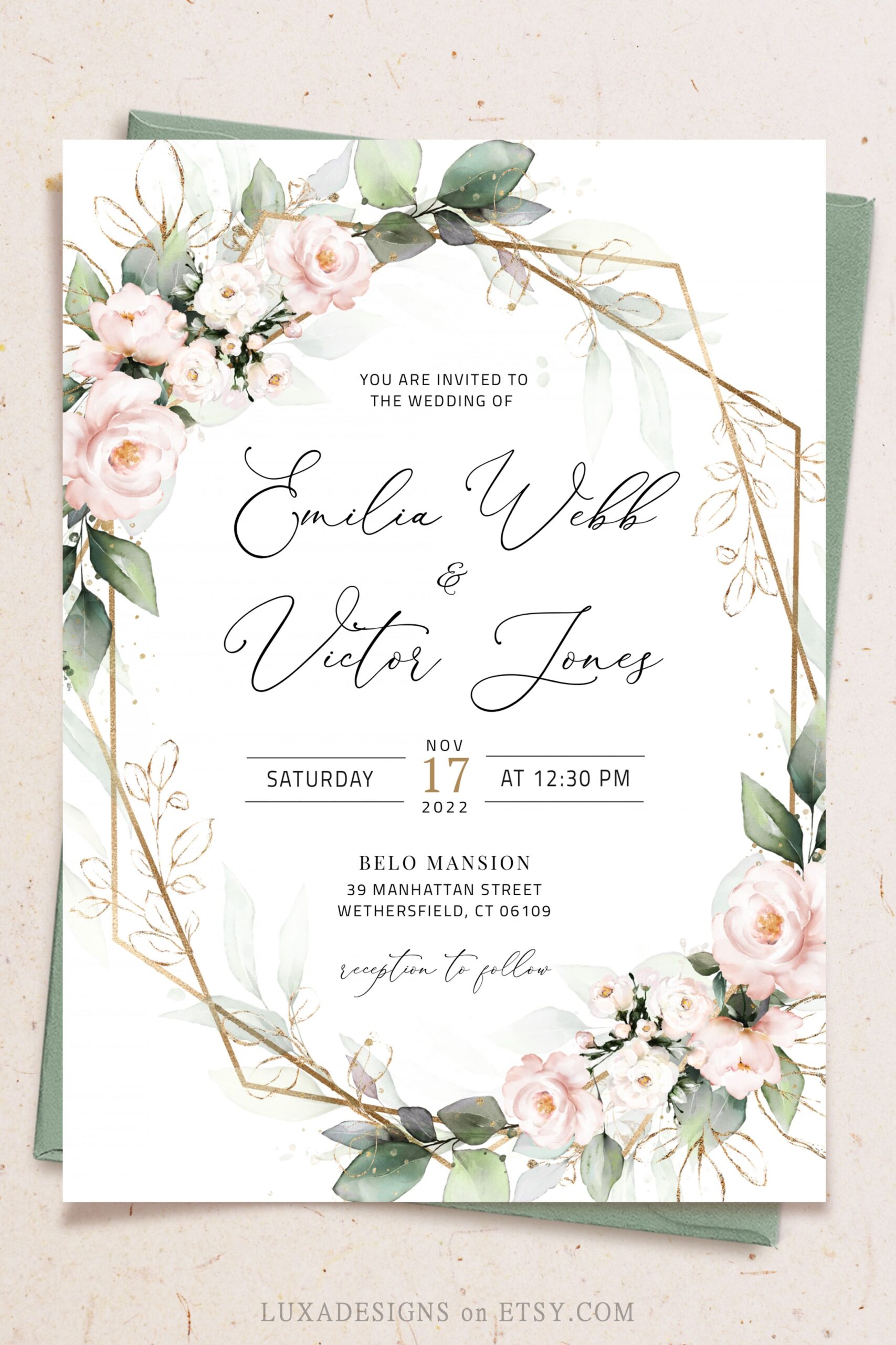 Editable Wedding Invitation Templates Jenniemarieweddings