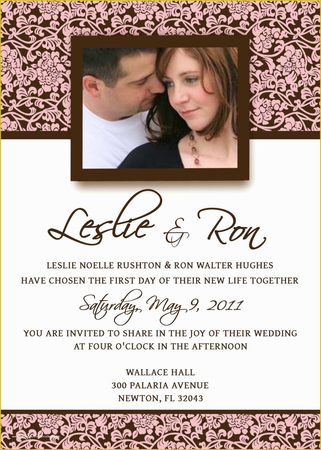 Electronic Holiday Invitation Templates Free Of Electronic Wedding 