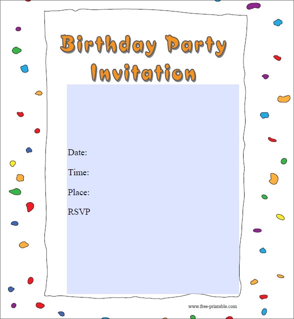 Email Invitations Template Free Database