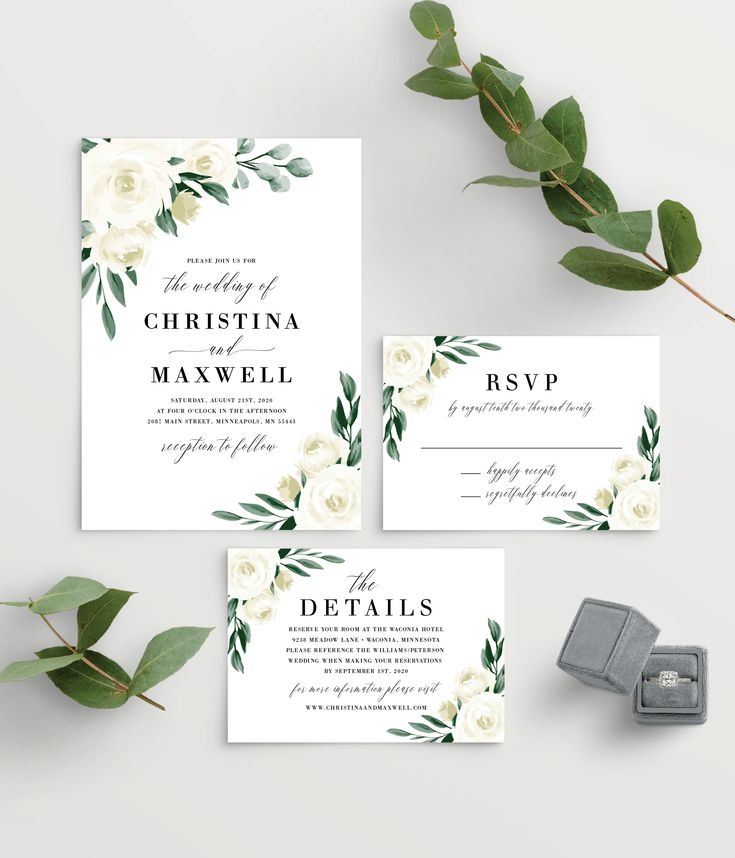 Etsy Template Wedding Invitation Jenniemarieweddings